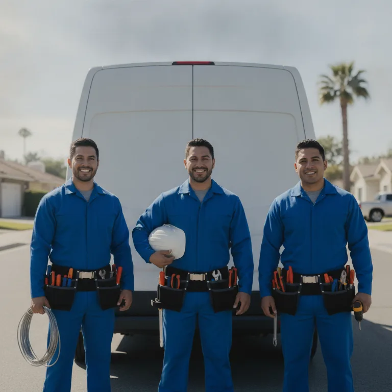 Electricista equipo en El Pueblito